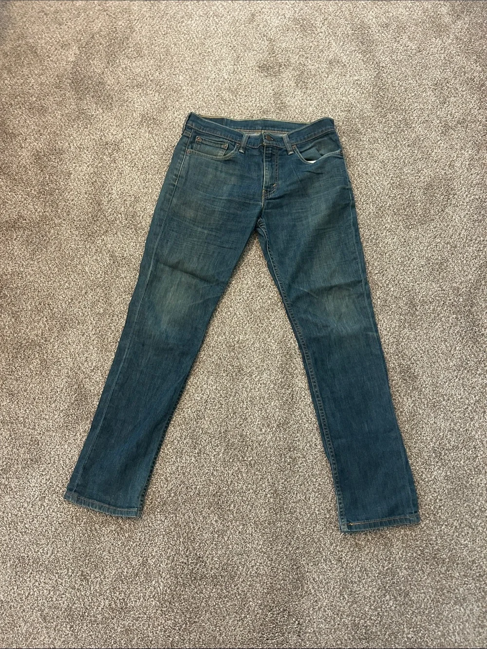 Levi's Men's Dark Blue Straight Jeans